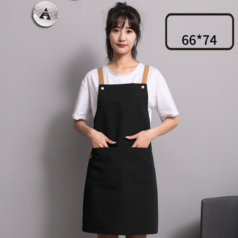 Apron Custom Female Made Japanese Simple Kitchen