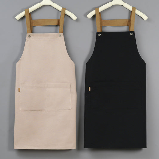 Apron Custom Female Made Japanese Simple Kitchen