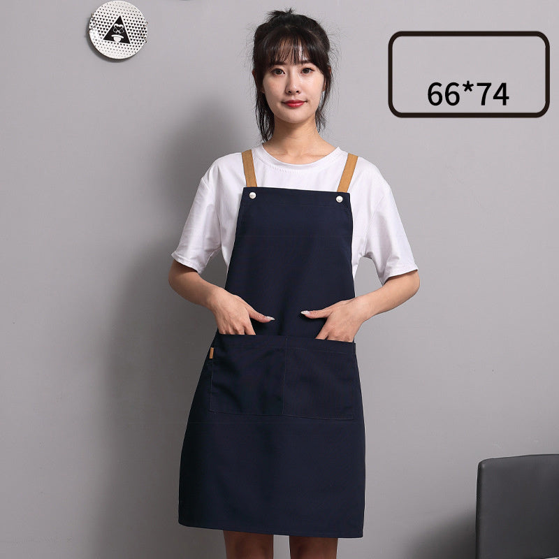 Apron Custom Female Made Japanese Simple Kitchen