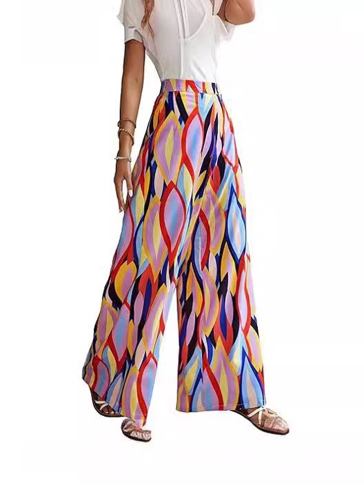 Women's Printed Fashionable Casual Pants