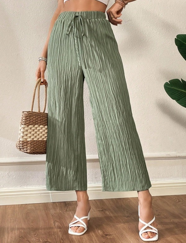 High Waist Slimming Cool Thin Casual Pants