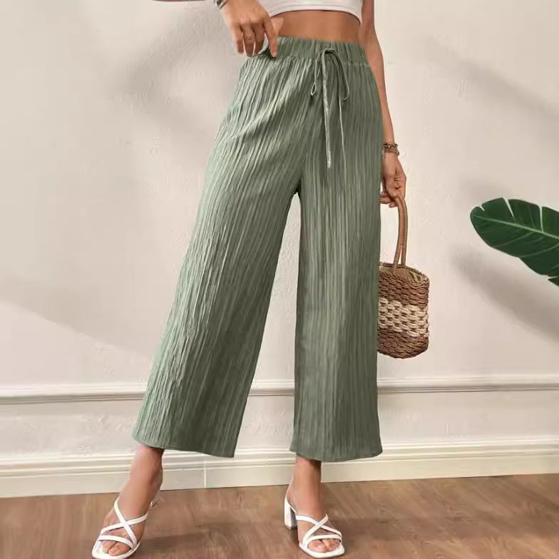 High Waist Slimming Cool Thin Casual Pants