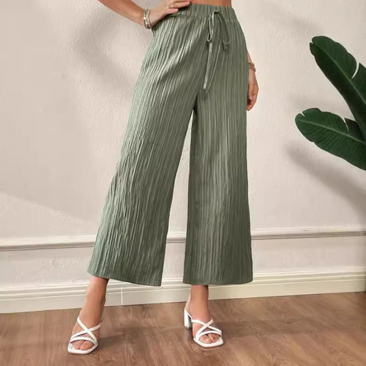 High Waist Slimming Cool Thin Casual Pants