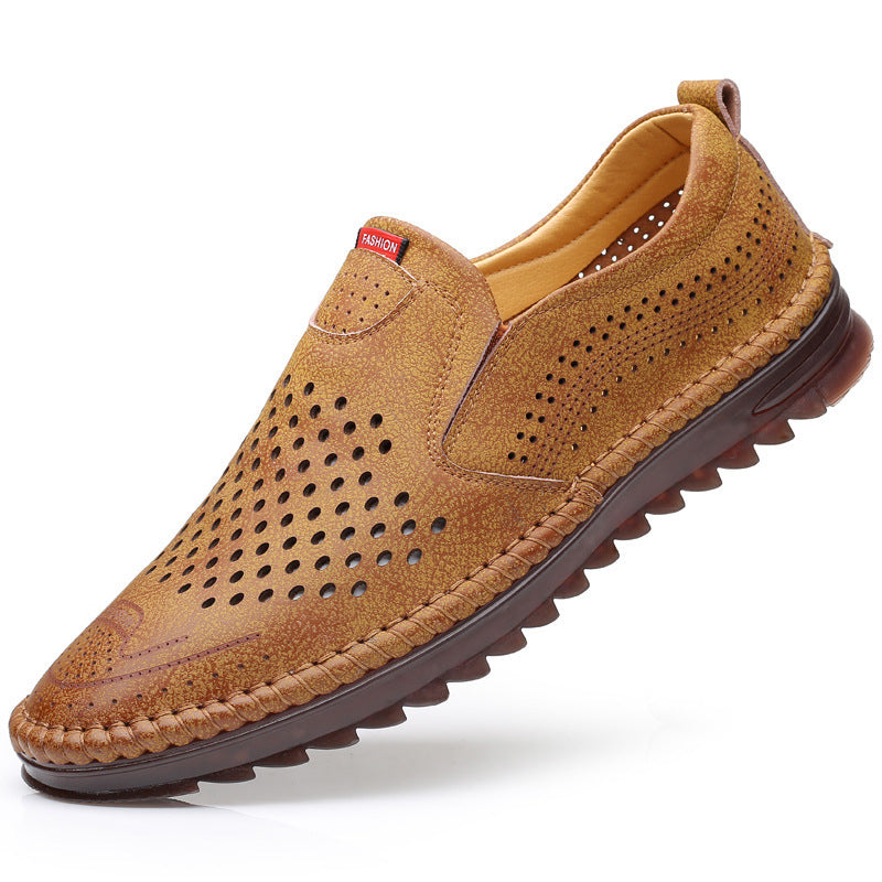 Men's Soft Leather Soft Bottom Casual Shoes