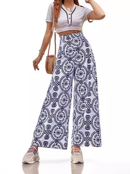 Women's Printed Fashionable Casual Pants