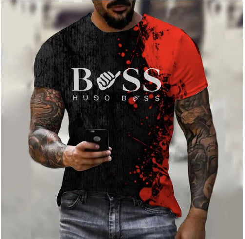 Men's Printed Short Sleeve Casual