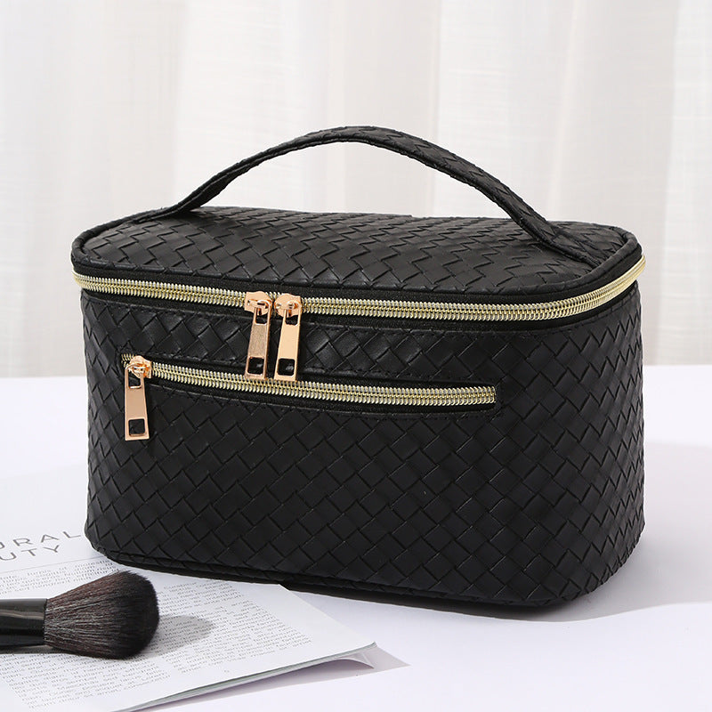 Handheld PU Makeup Bag With Large Capacity